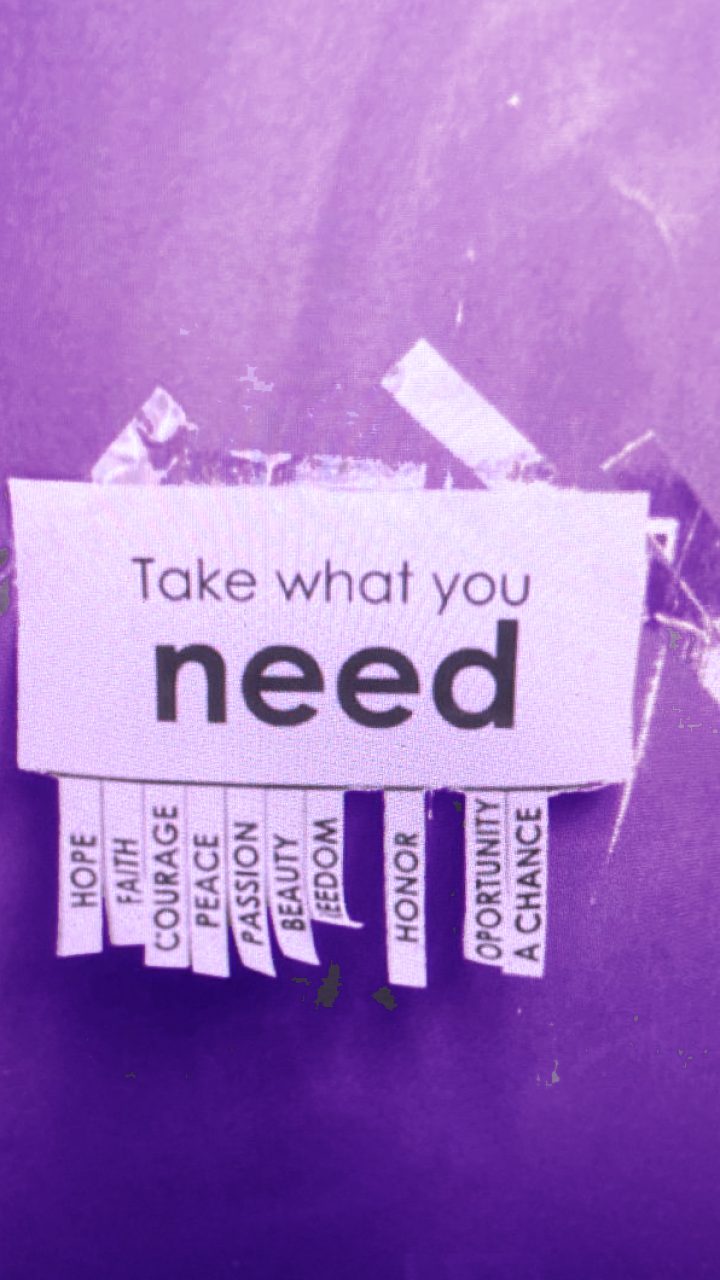 take what you need